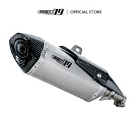 PROJECT79 EXHAUST SLIP ON SET SCOOTER TOURING BIKE QPM47SV - HONDA XADV750 MAXSYM TL500 XMAX TMAX MT