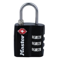 🔥ขายดี!! กุญแจรหัส MASTER LOCK 4680EURDBLK 30 MM สีดำ กุญแจคล้อง COMBINATION PADLOCK MASTER LOCK 4680EURDBLK 30MM BLACK