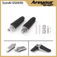 Rear Foot Pegs Footrests For Suzuki V-Strom DL 650 GSX 1250 1300 GSR 600 GSR400 SFV650 GSR750 GSF650