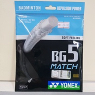 YONEX Badminton string BG5 Match (siap pasang)