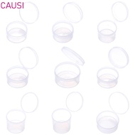 CAUSI Beads Container Transparent Hardware  Round Jewelry Organizer