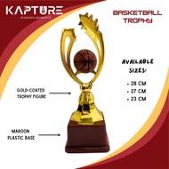 Basketball Trophy Award | Sports Trophy with Red Base | Athletic Achievement