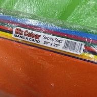 STEP BY STEP 20"X25" MANILA CARD / MANILA KAD DARK MIX COLOUR 180GSM 100S