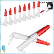 BLUEMING 10/20Pcs Caulking Nozzle Extension, Caulk Saving Tube with Cover Caulk Cap, Accurate Plasti