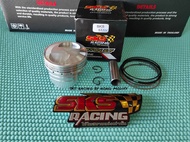 ลูกสูบ53มิลหัวนูนsksตั้มบางพลีแท้สลัก13มิลพร้อมแหวนกิ๊บสลักหลบวาว สำหรับเวฟ125คาบูเวฟ125วาฬmsx