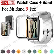 Silicone Strap&PC casefor Xiaomi Mi Band 9PRO strap，mi band 9PRO case，mi band 9PRO Protective film