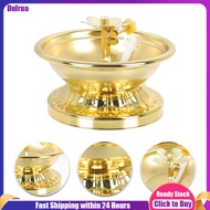 Dulrua Flower Votive Tealight Holder Ghee Lamp Holder Holder Tibetan Brass Oil Lamp Golden Ghee Lamp Holder Altar Supplies
