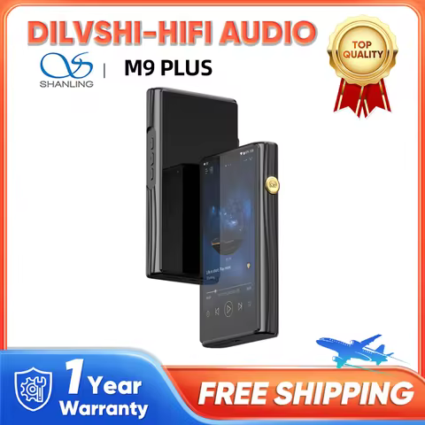SHANLING M9 PLUS High-End Flagship Android Portable Music Player Quad AK4499EX Dual AK4191 DAC chips