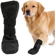 Dog Recovery Boot for Injured Paws - Breathable Dog Shoes with Non-Slip Sole & Self-Adhesive Strap, 