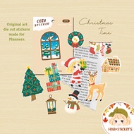 Cozy Christmas Time Holiday Season Planner Journal Sticker Pack 10pcs CZY56