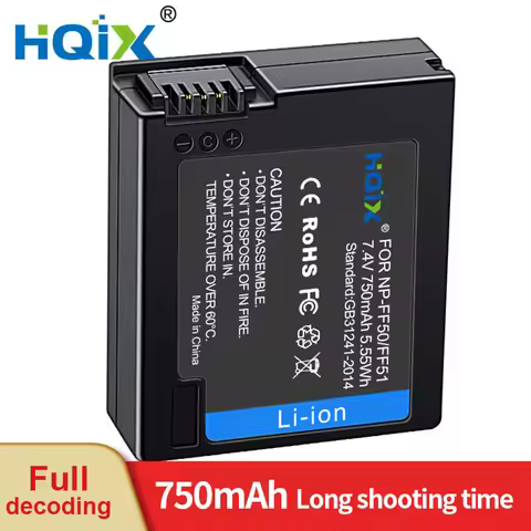 Battery Sony NP-FF50 FF51 HQIX for Sony DCR-HC1000 IP5 IP55 PC109 IP45E IP1 IP7 IP200K PC108 IP210 C