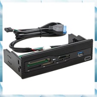 [W F S B] USB 3.0 CF XD MS M2 TF SD Internal 5.25" Card Reader Dashboard PC Front Panel Multi-Functi