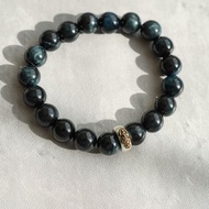 藍虎眼石貔貅吞金生肖轉運14KGF手鏈