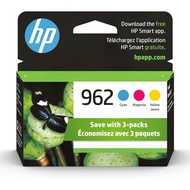 HP 962 Cyan, Magenta, Yellow Ink Cartridges | Works with OfficeJet 9010, 9020 | Eligible for Instant