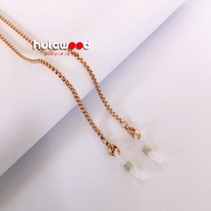 Rantai Kacamata Masker Strap Kacamata Pengait Titanium Stainless Steel Anti Karat Premium Fashion