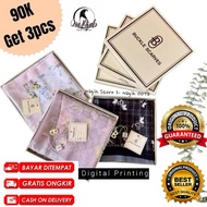 (ECONOMIC PACKAGE CONTAINS 3 PCS BOX BUCKLE SCARVES) HIJAB BUCKLE SCARVES MOTIF square printing hija