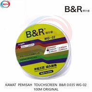 B&R WG-02 Touchscreen Separator Wire 0.035mm/0.45mm/0.055mm/0.065mm 100M Original