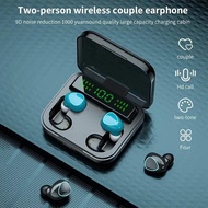Wireless Bluetooth Headphones Couple Earbuds Touch Earphones Headset