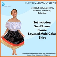 ﹍ ⚡ ─ Haps Factory United Nation UN Costume Mr and Ms Mexico Brazil Honduras Panama Argentina Spain