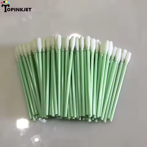 100pcs Industry Cotton Micro Cleaning Foam for Lens Electronic Industry Printhead Cleaning Tool