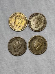 1949年香港五仙 4枚