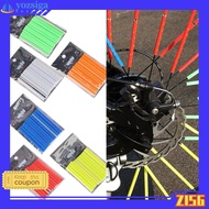 [ZISG] 12pcs Bicycle Wheel Spokes Reflective Sticker Tube Strip Cycling Reflector DIY