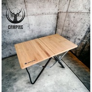 Bamboo Top Camping Table Portable Size Easy To Fold Meja Camping
