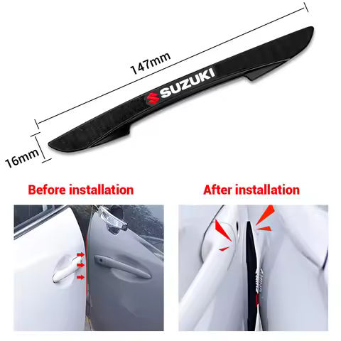 4PCS Car Door Edge Anti-Collision Sticker Protector For Suzuki Alto AX100 Liana GSXR 600 750 Celerio