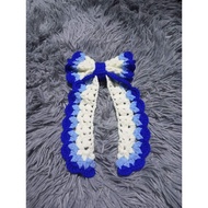 SnZ Crochet Hair Bow Tie