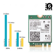 (Top) Intel Wifi 6 Card with Bluetooth 5 pins M.2 code AX200 / AX201 / AX210 / AX211 Genuine