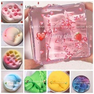 QUINTON Clear Crystal Clay, Clear Crystal Kids Slime Toy, Jelly Clay 110ml Interactive Transparent Slimes Making Set Developmental Toys