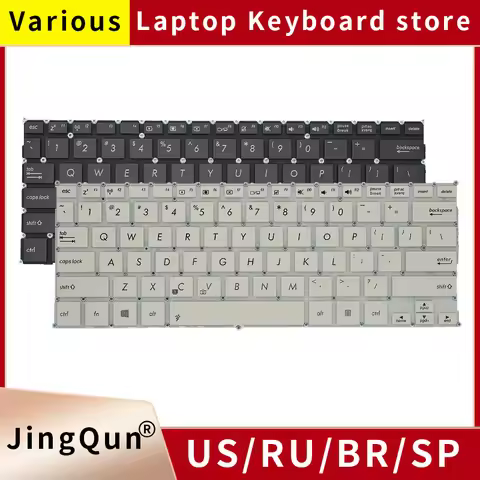 New US Russian Laptop Keyboard For ASUS E202 E202S E202MA TP201SA X205 X205T X205TA E205 E202SA E202