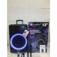 Speaker Portable Meeting 15 Inch Soundbest FT-89 FT89 Bluetooth USB