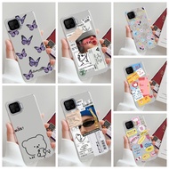 OPPO F17/A73 F17 Pro/A93 Clear Cute Painted Soft TPU Silicone Phone Case Cover OPPO F 17 F17Pro Case