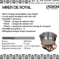 Big Sale Mixer Signora De Royal Mixer Kue Roti Donat Bakpao Mixer