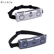 [Dickly] Personal Outdoor Size Fan 4 Speeds 2 USB Air Vents for Construction Workers