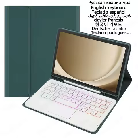 Tablet Keyboard for Samsung Galaxy Tab A9+ A9 Plus Backlit Keyboard with Trackpad for Galaxy Tab A9 