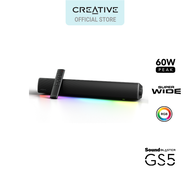 Creative Sound Blaster GS5 - Versatile RGB Gaming Soundbar with SuperWide™ Technology