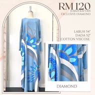 Jubah Kaftan Exclusive Berbatu Diamond Batik Lukis💎