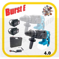 4.0 Battery 21v Cordless Brushless 3 Mode Hammer Drill 2-26mm  ////   Lthium Li-ion Battery With Mor