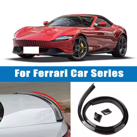 1.5M Car-Styling 5D Carbon Fiber Spoilers Styling DIY Refit Spoiler For Ferrari 488 F8 296 812 SF90 