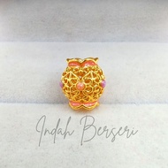 SA80903 Gold 916 Emas Charm / Loket / Pendant 0.33G