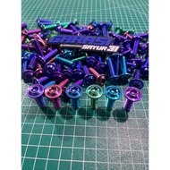 Titanium Bolts gr5 Original Yamaha & Honda Disc Bolts (price per piece)