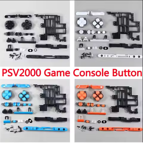 Full Set Button For PS Vita PSV 2000 Black WhiteBlueOrange PS Vita Game Console Case Accessories Dir