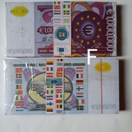 Uang Souvenir Gepok Euro Salaman