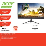 Acer Aopen 24KG3Y M3 23.8'' FHD 180Hz IPS Gaming Monitor ( HDMI, DP, 3Yrs Wrty )