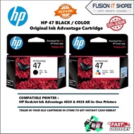 HP 47 Black / Color Original Ink Cartridge 6ZD21AA/6ZD61AA