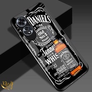 Softcase Glass Glitter For OPPO A60 - Casing Hp OPPO A60 - Protective Case Hp OPPO A60 -K07