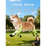 Pet Shoes Pet Shoes Dog Shoes Elbow Pad Strap Waterproof Anti-Take-off Outing Shoes Medium Large Dog