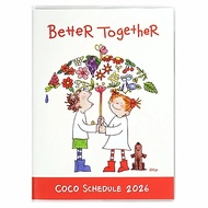 New Coco Girl 2026 Planner with Calendar Cartoon To Do List Notepad Color Inner Page Gift Agenda Boo